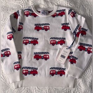 New CLASSIC PREP CHILDRENSWEAR
Boy's Charlie Firetruck Crewneck sz: 8